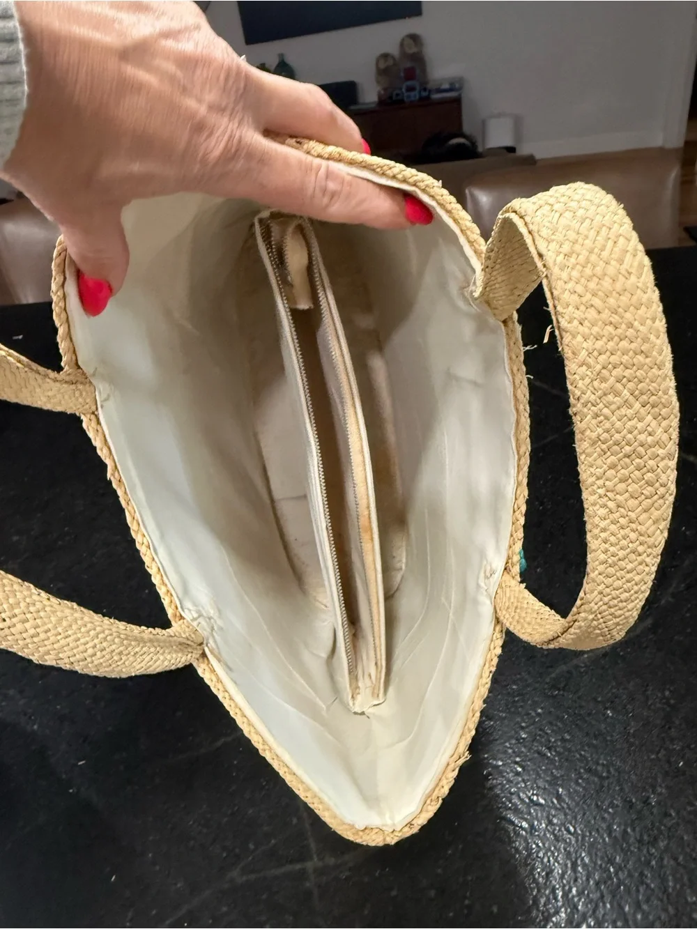 N/A handwoven straw